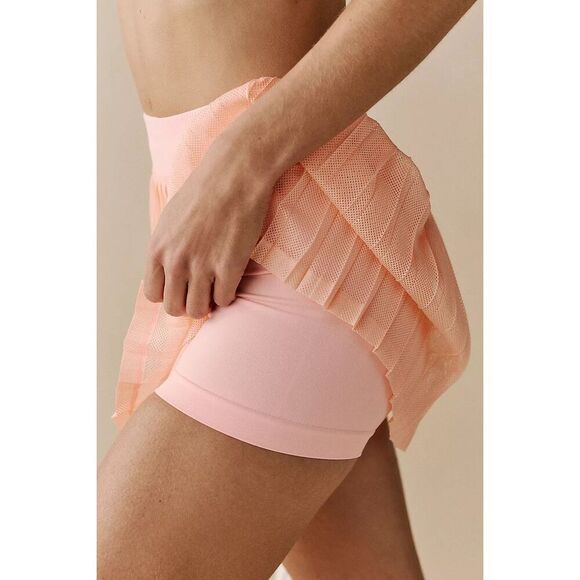 FP Movement Rally Ruffle Mini Skirt Tennis Golf  Skort Orange/Red size XS - Picture 1 of 4